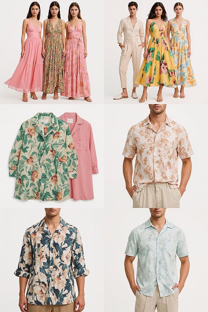 Tropical Formal Wedding Dress Code: Summer Fashion Trends 2024