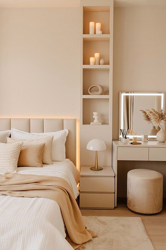 Vanilla Girl Inspo: Minimalist White & Neutral Bedroom Decor