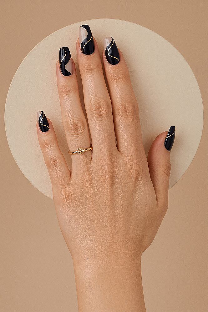Chic Navy And Gold Nail Designs for a Classy Look 2026