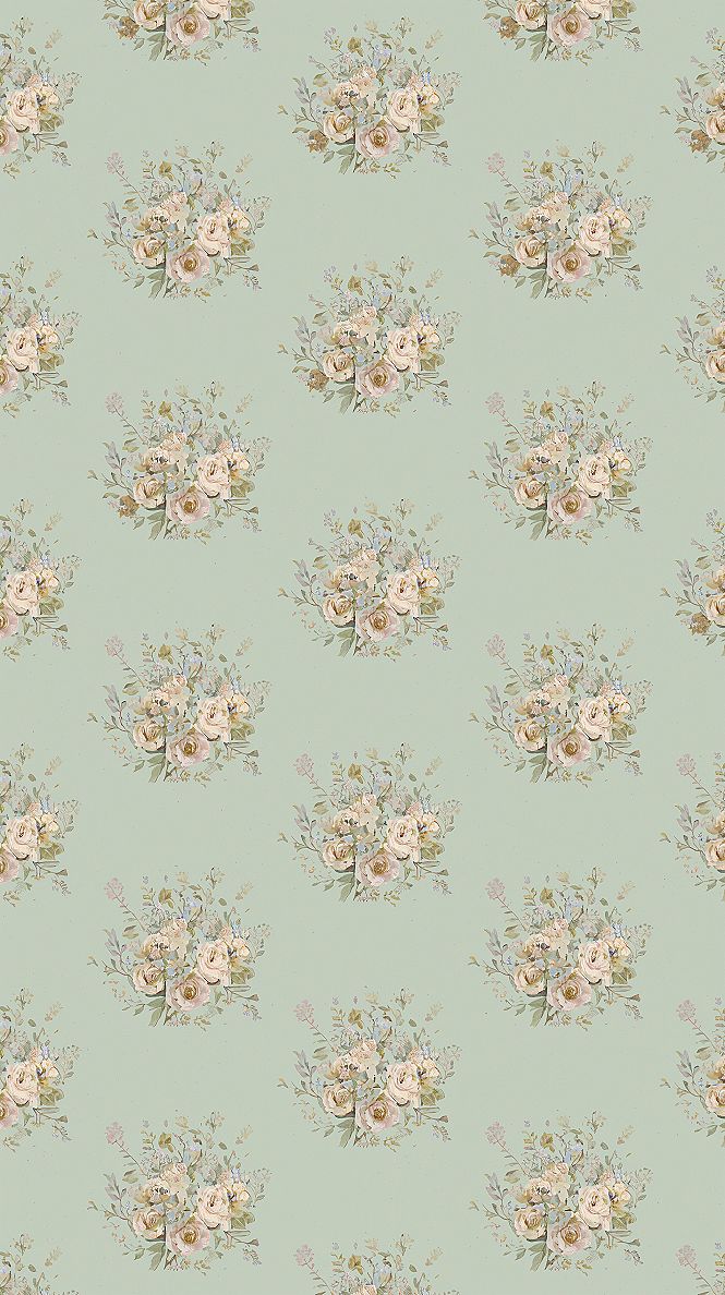 Cozy Fall Watercolor Floral Wallpaper: Classy iPhone Backgrounds