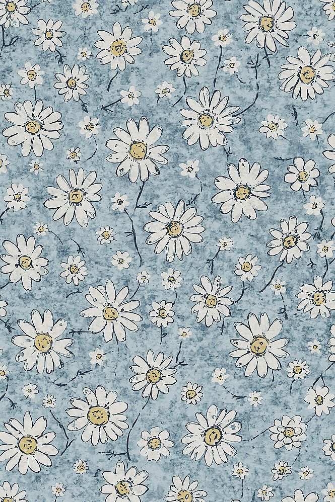 Abstract Daisy Spring Wallpaper: Cute Floral iPhone Aesthetic