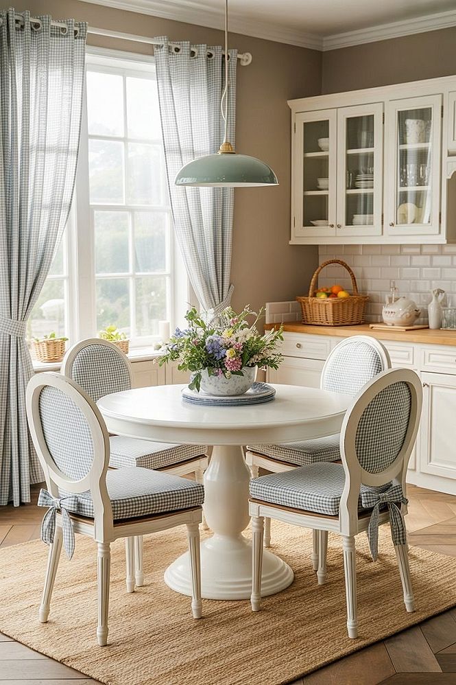 Coastal Grandmother Home Style: Light Blue & White Elegance