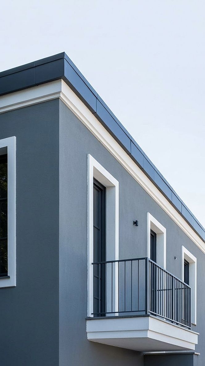 Minimalist Grey House Colour: Serene Contemporary Exterior Design