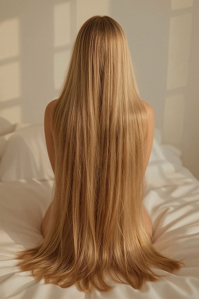 Dreamy Aesthetic: Achieve Super Long, Glowing Blonde Hair