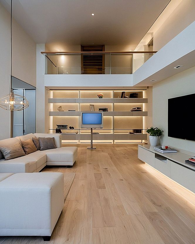 Clean Lines Meet Soft Textures in this Loft