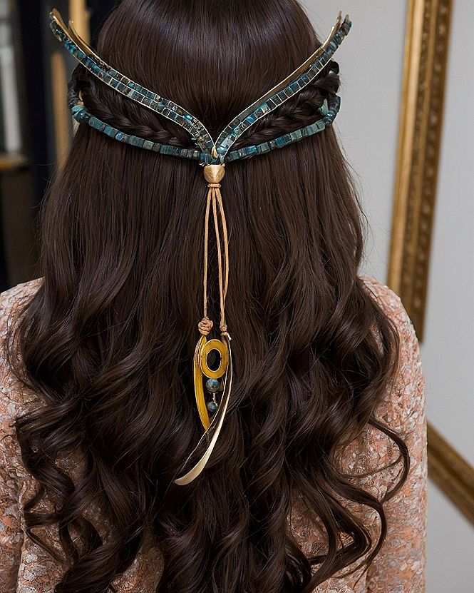 Braided Structure Meets Flowing Waves and Boho Accessory