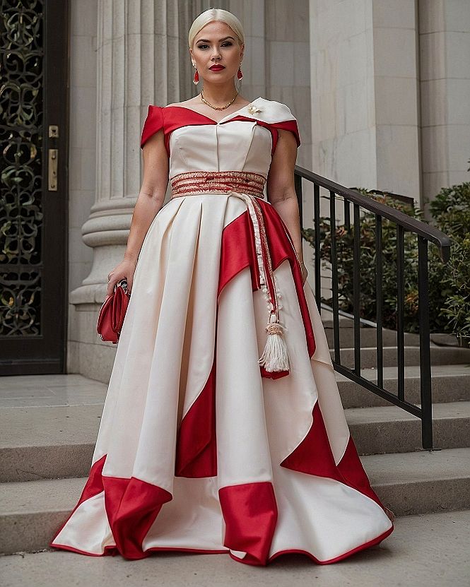 Embracing Structured A-Line Gowns for Formal Events