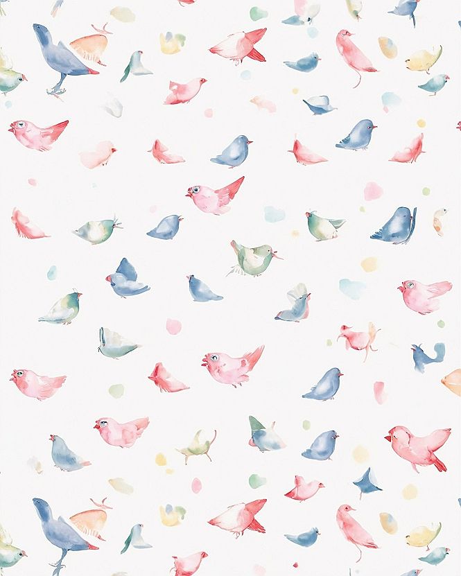 Adding Whimsy with Watercolor Bird and Pink Motifs