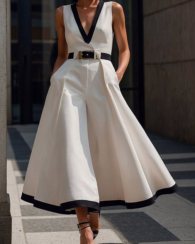 Styling a Wide Leg Jumpsuit for Spring Celebrations