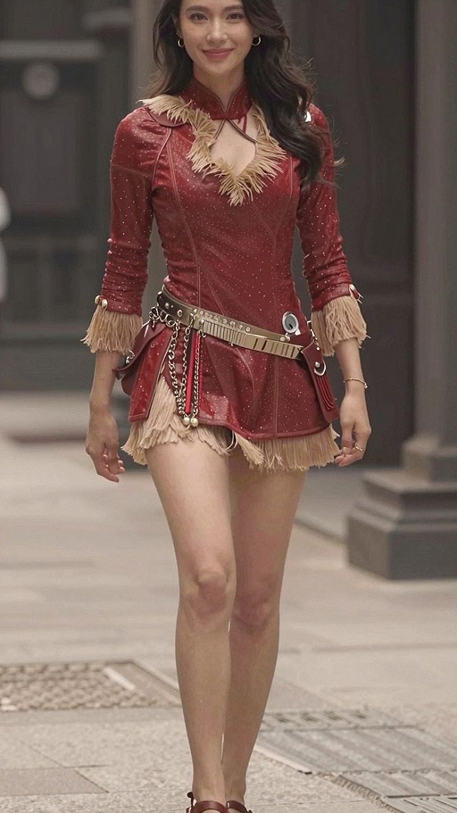 Styling a Unique Red Warrior Cosplay for Events