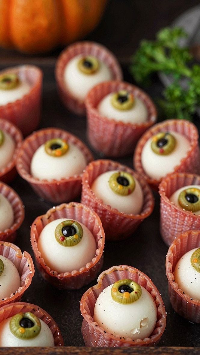 Making Spooky Eyeball Appetizers for Halloween Parties