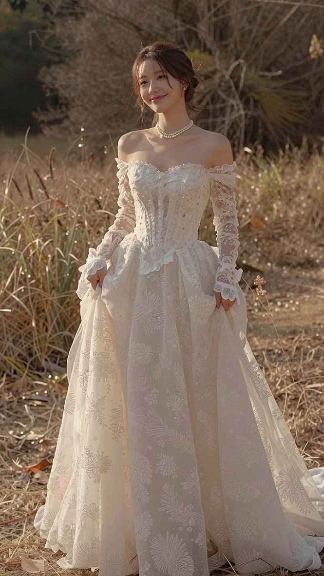 Embracing Off the Shoulder Sleeves on Your Wedding Gown