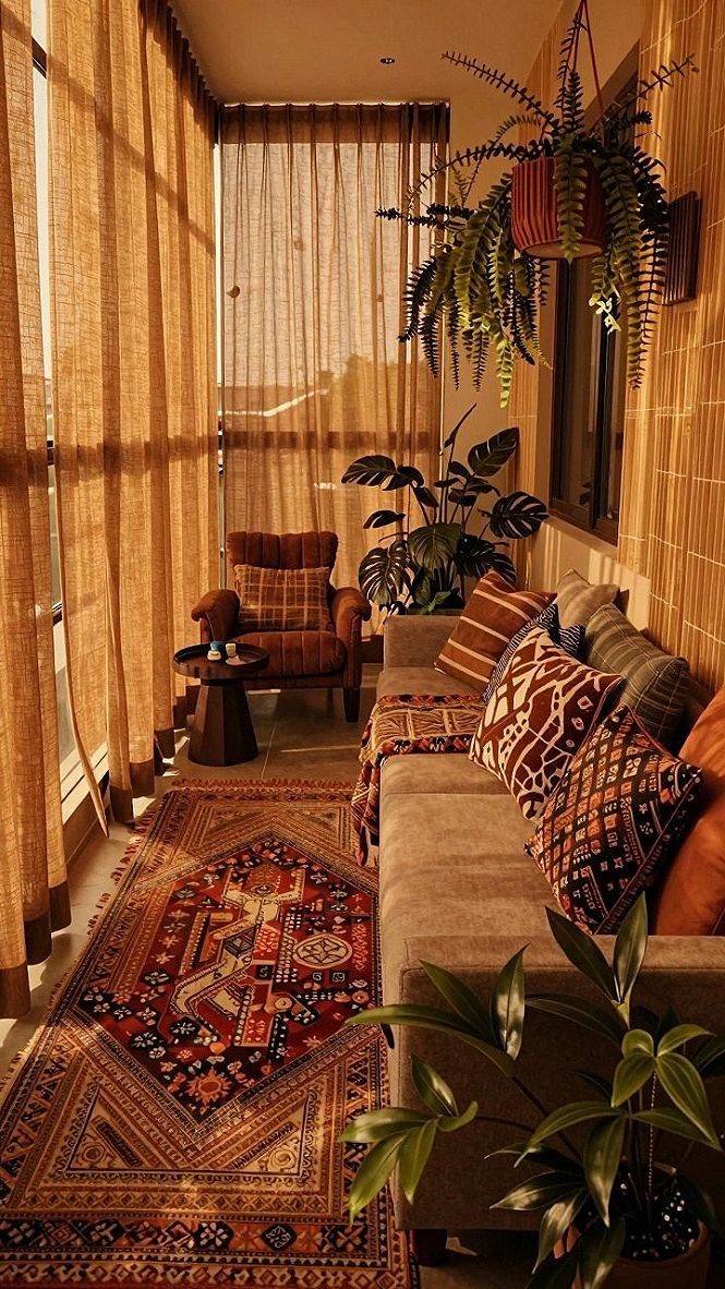 Creating a Cozy Balcony Lounge Area in Small Apartments