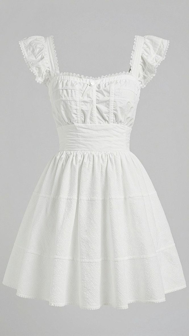 Embracing Short Light Blue Dresses with Ruffled Straps
