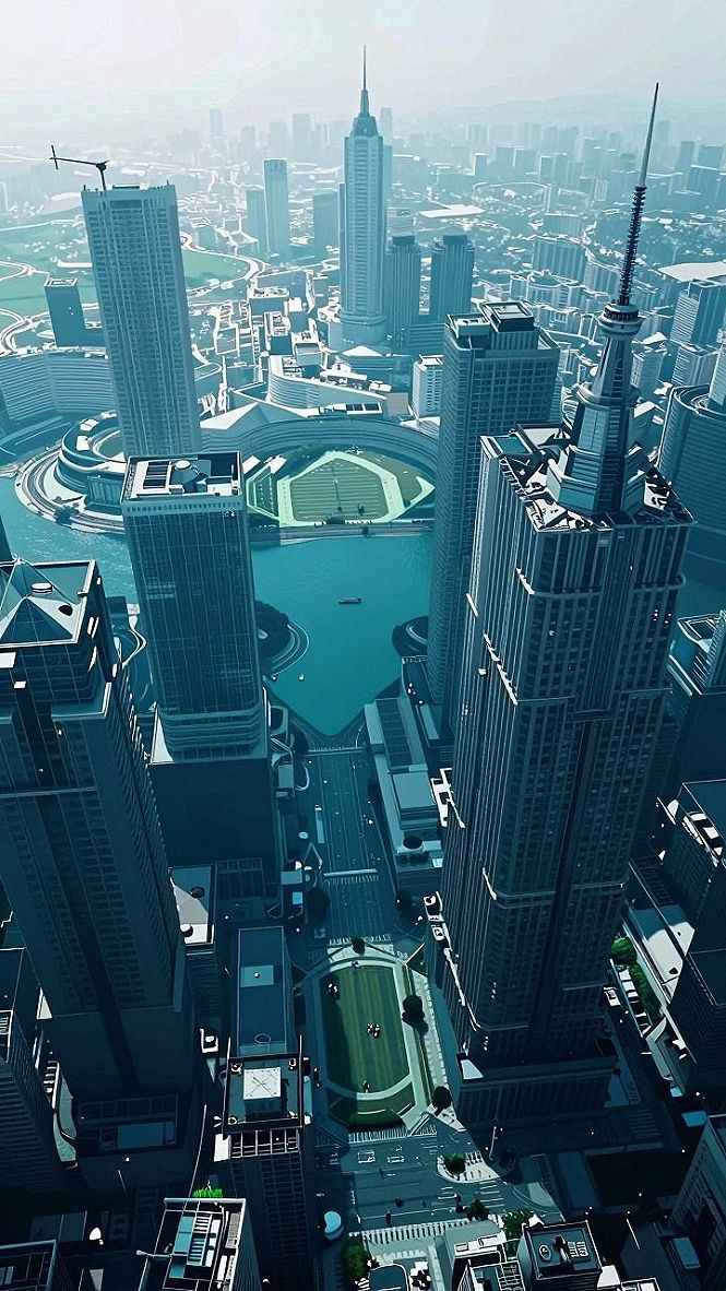 Adding Green Urban Skyline Wallpapers to Your Phone