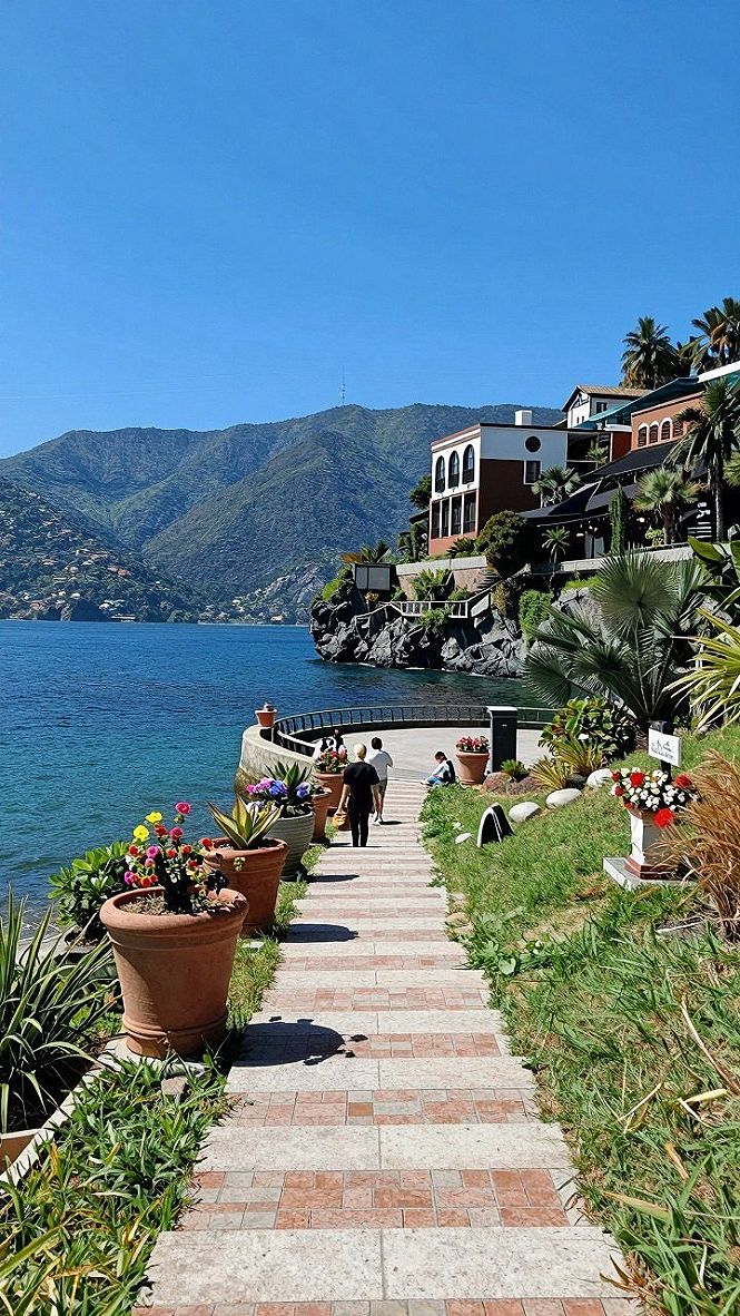 Adding Sunny Cliffside Walkway Backdrops to Your Screen
