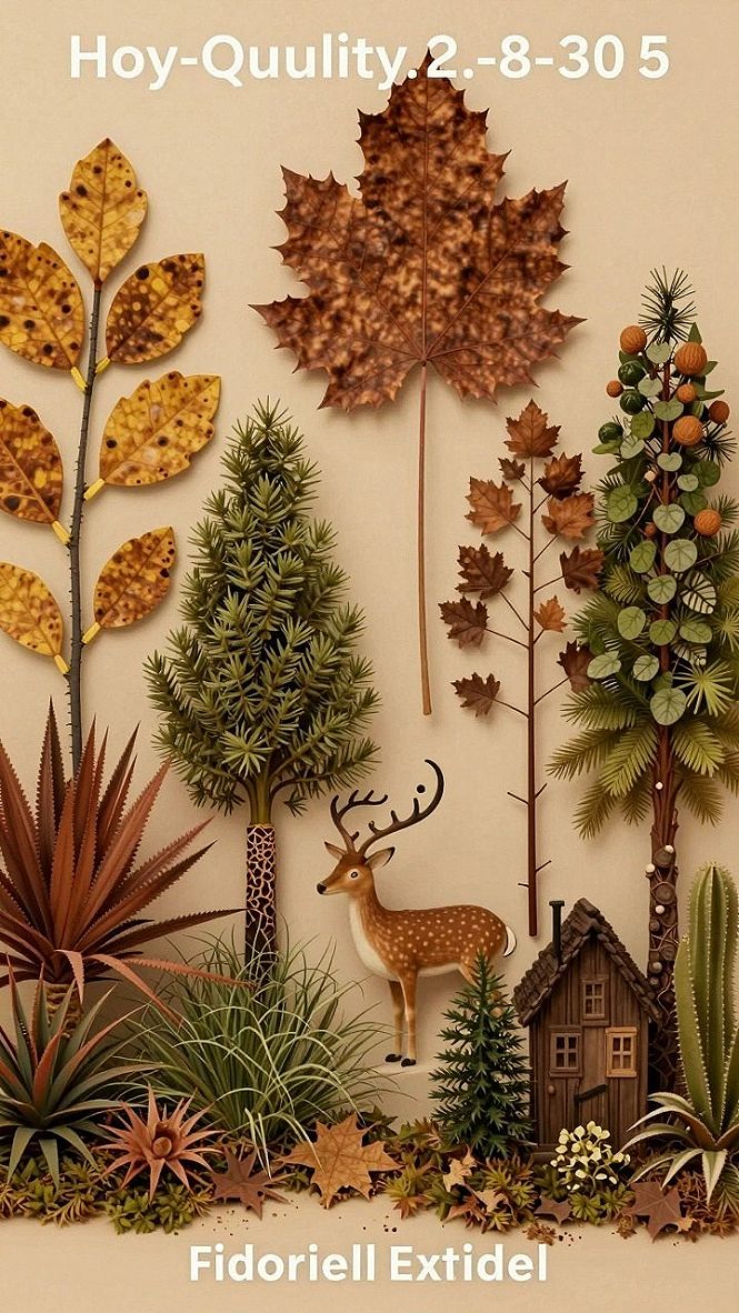 Building Miniature Woodland Dioramas With Natural Materials