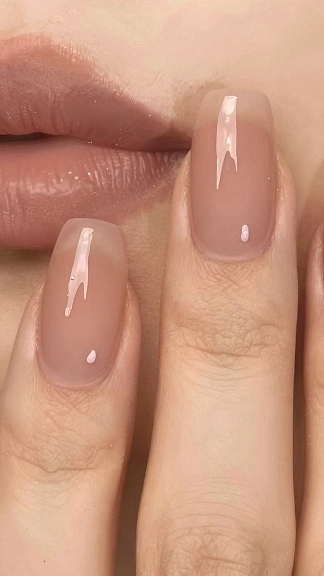 Pairing Taupe Brown Nails With Lip Color