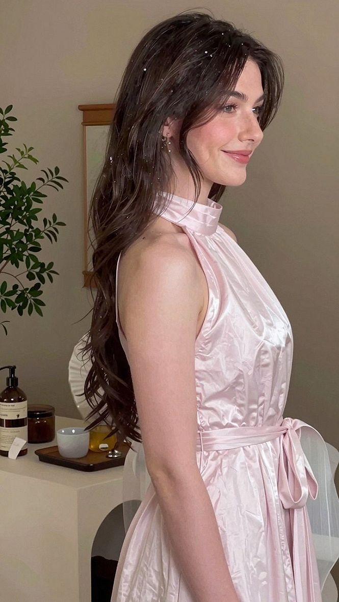 Half Up Hair With Delicate Crystal Accents