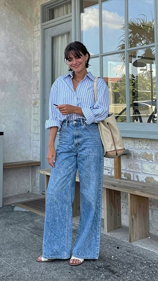 Styling Open Toe Clogs With Casual Street Attire