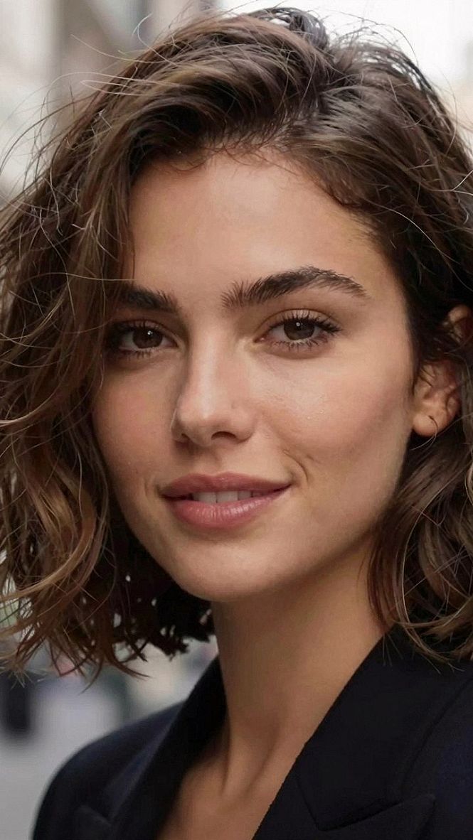 Adding Subtle Soft Waves to Your Honey Brown French Bob