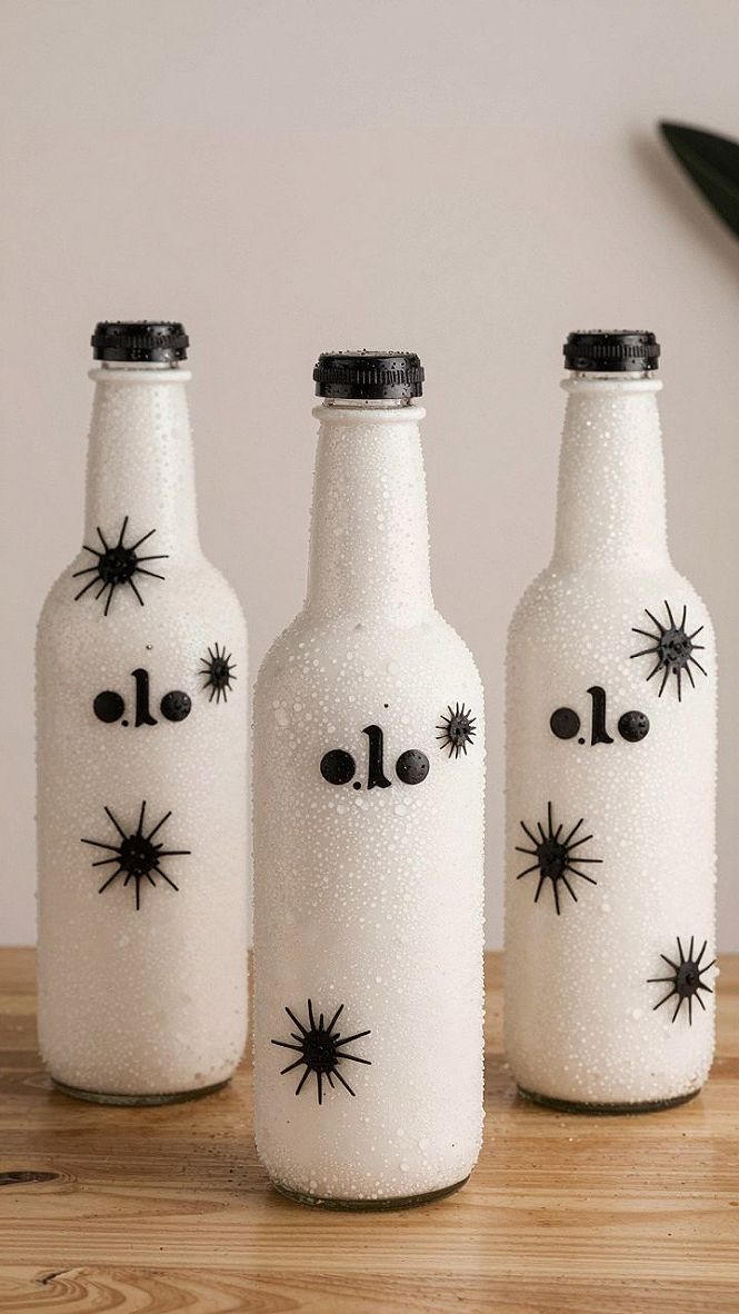 Crafting Spooky Ghost Milk Bottles for Halloween Table Decor