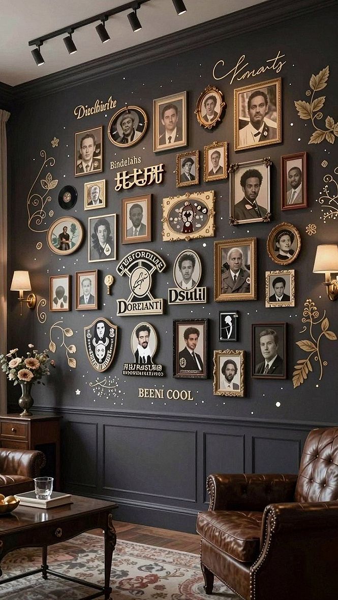 Designing a Vintage Gallery Wall for Moody Autumn Spaces