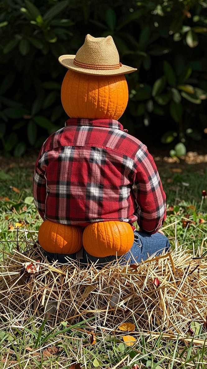 Crafting A Fun Pumpkin Head Scarecrow For The Yard
