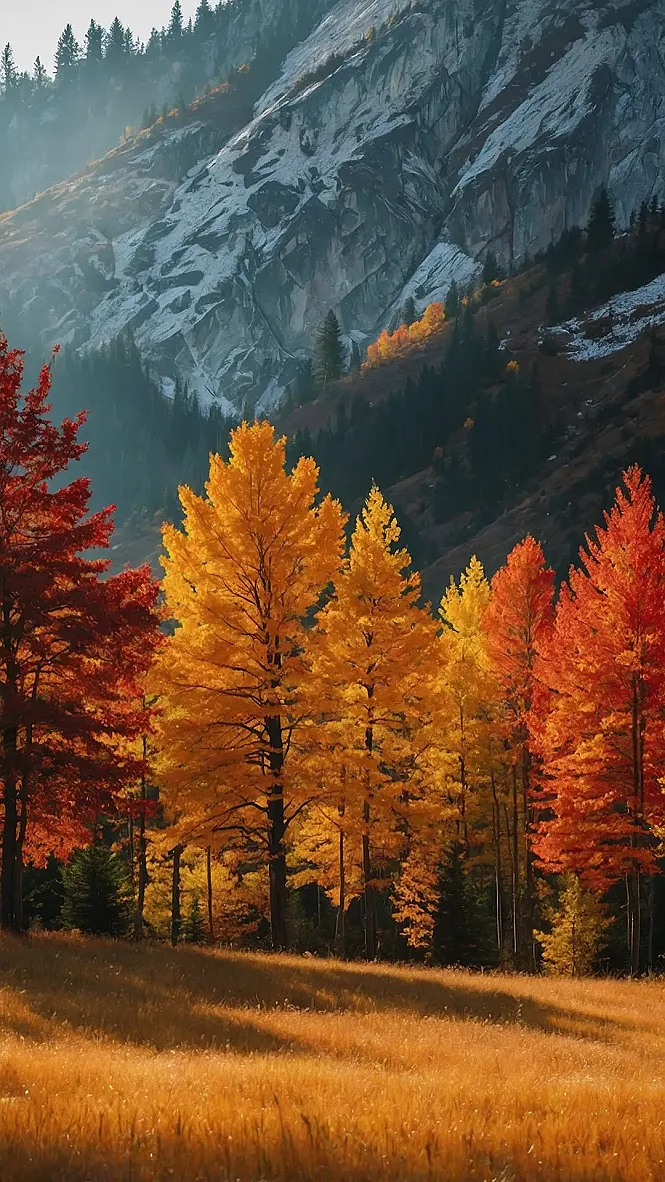 Autumn's Screen Embrace