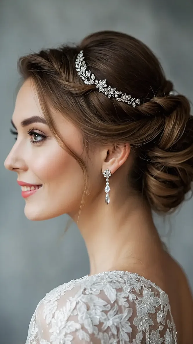 Crown-Worthy Wedding Tresses