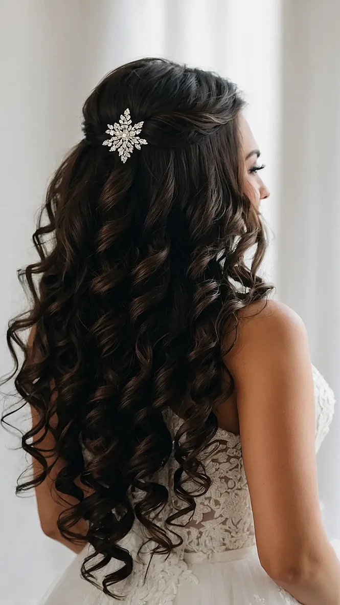 Showstopping Wedding Curls