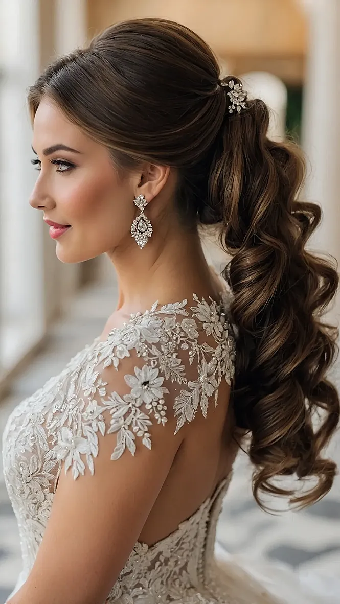 Brunette Bridal Party