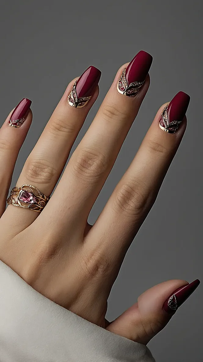 Glimmering Autumn Tips