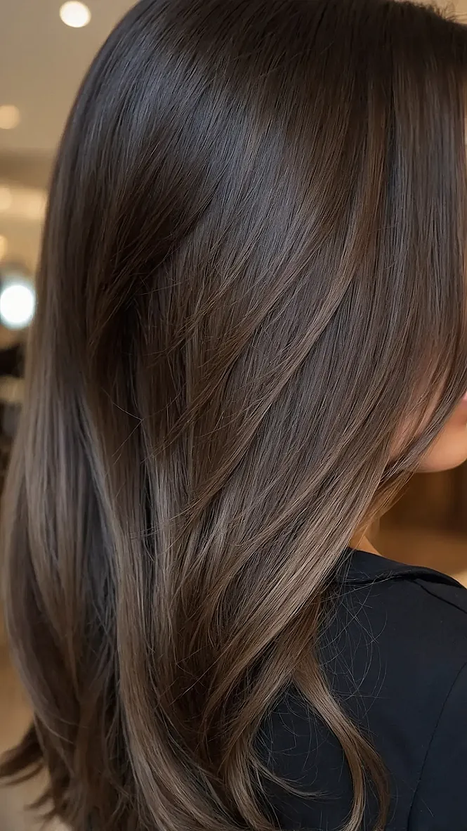Opulent Brown Waves
