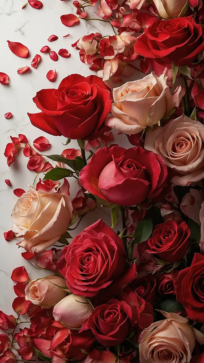 Blushing Rose Display