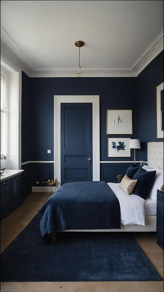 Azure Depths On Walls