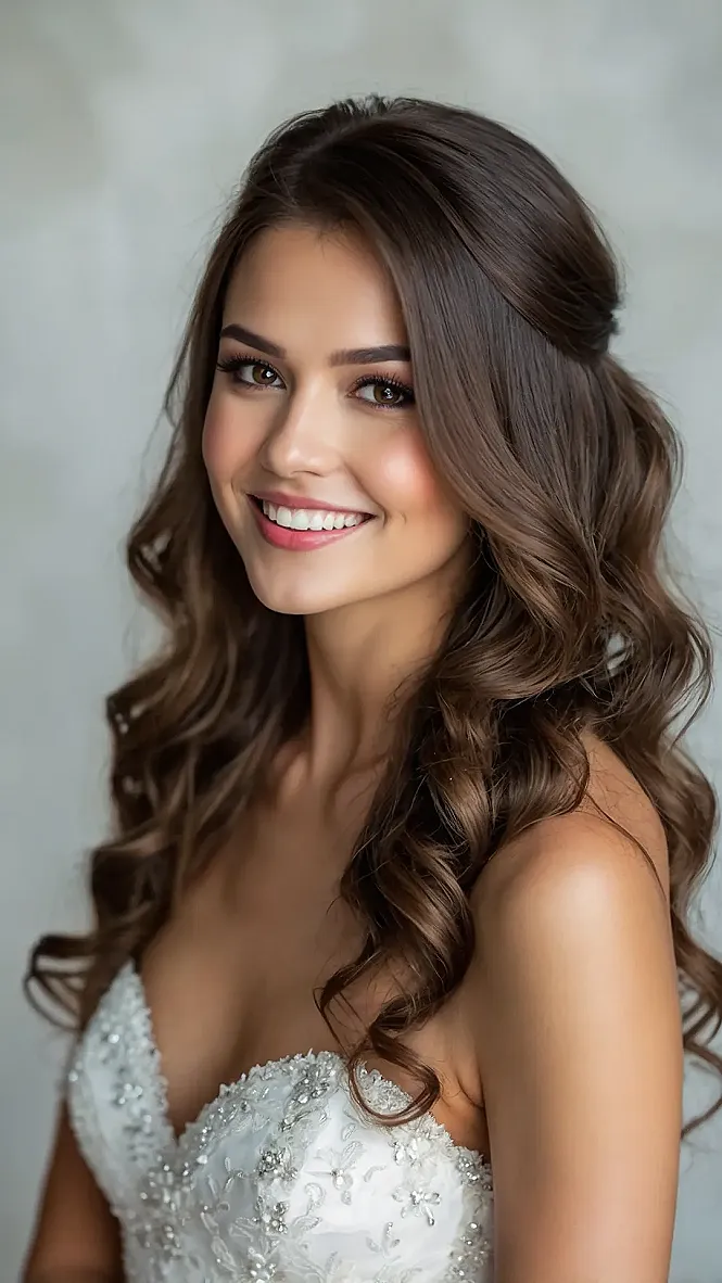 Dreamy Fall Bridal Hair