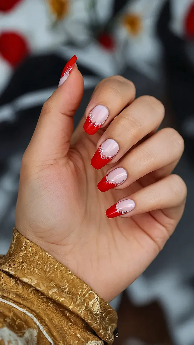 Lace-Kissed Tips