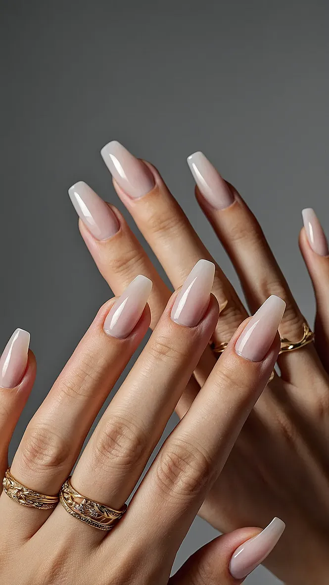 Dreamy White Manicure