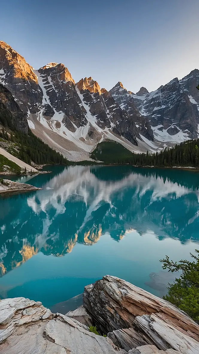 Majestic Dawn Peaks