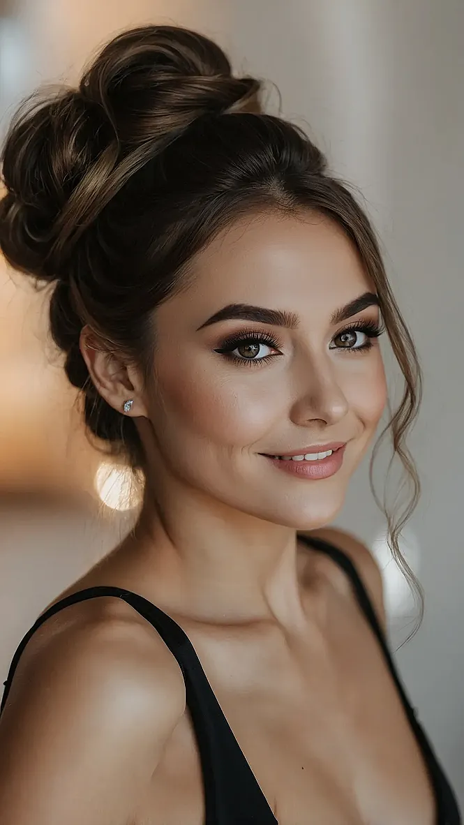 Twirls of Brunette Perfection