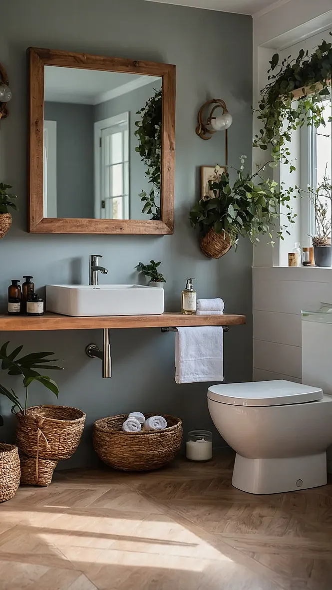 Verdant Washroom Vista