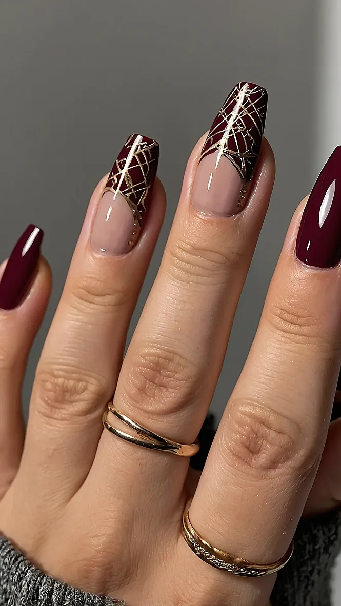 Gilded Garnet Glam