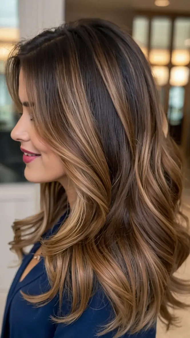Chocolate Waves, Balayage Style