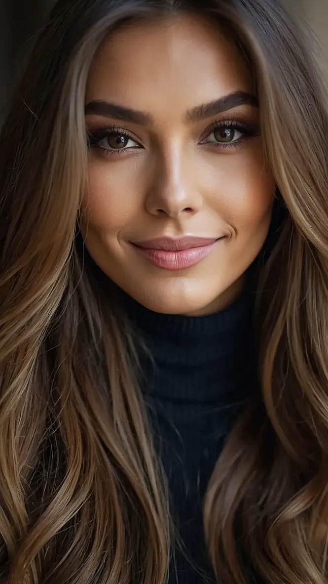 Balayage Bliss: Dark & Delightful