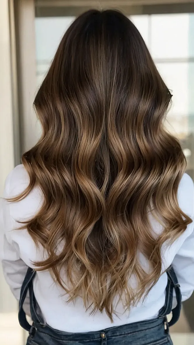 Sun-Kissed Shadow: Balayage Magic