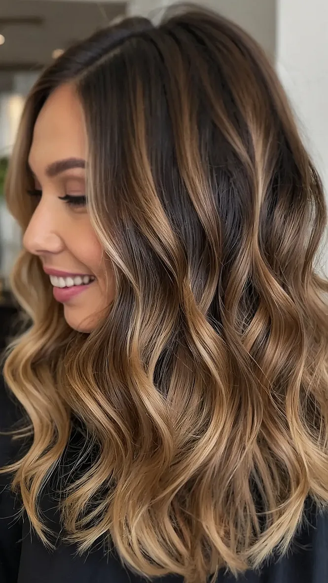 Ocean Waves, Balayage Hues
