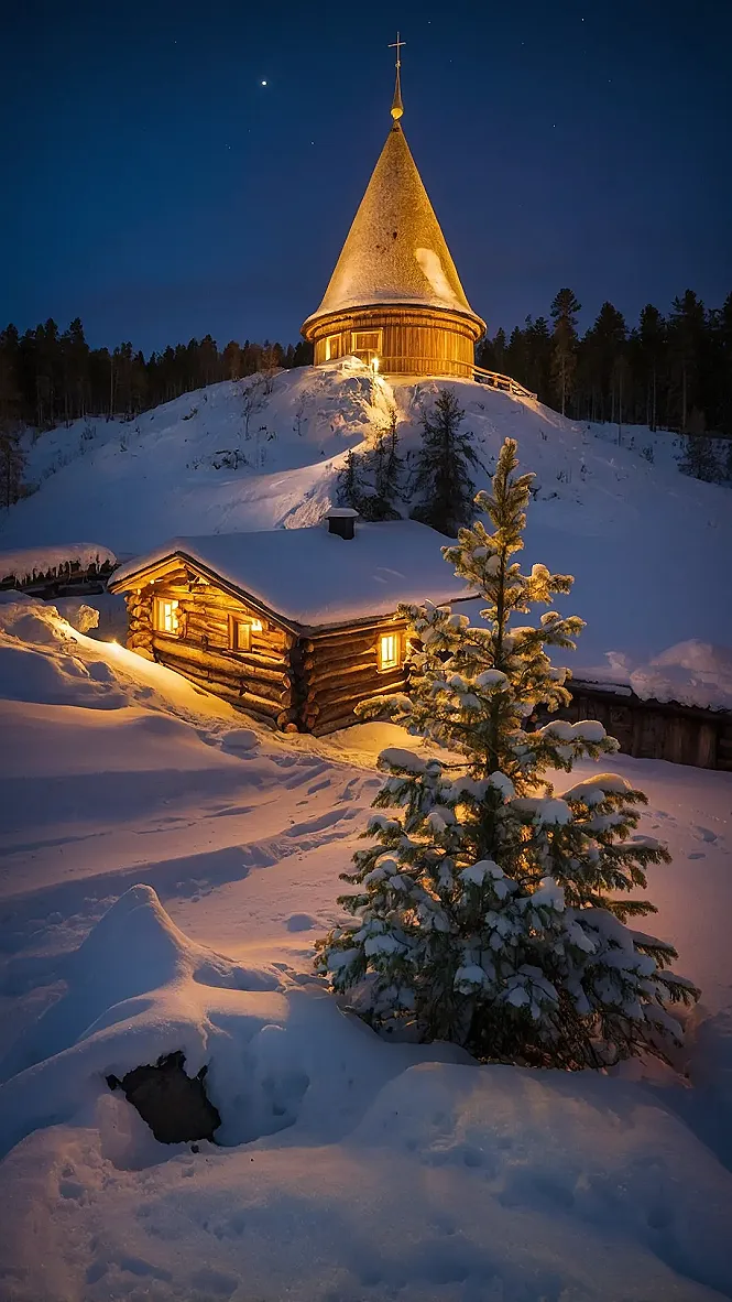 Snowscape Canvas Art