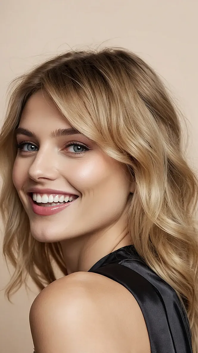 Luminous Blonde Grace