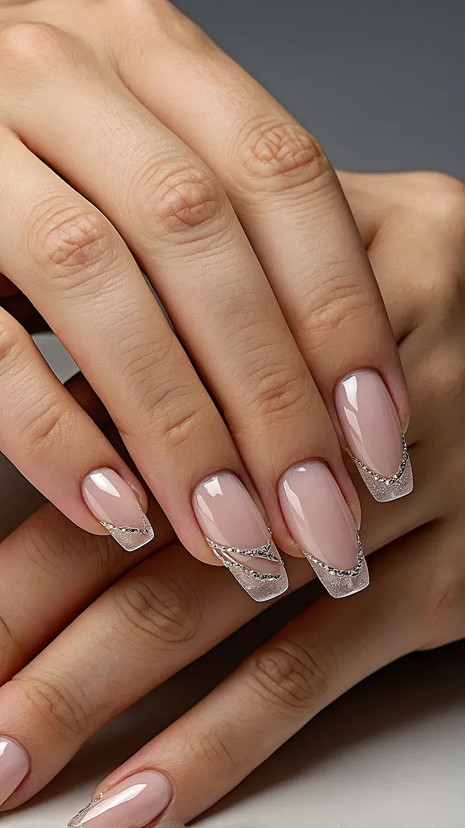 Twisted French Tip Style